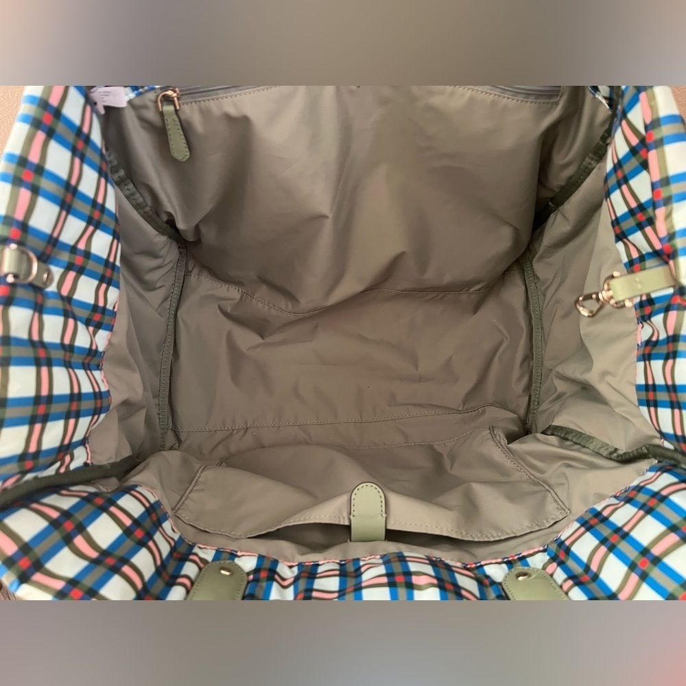 Kate Spade Everything Puffy Plaid Large Tote Bag - Picture 7 of 7